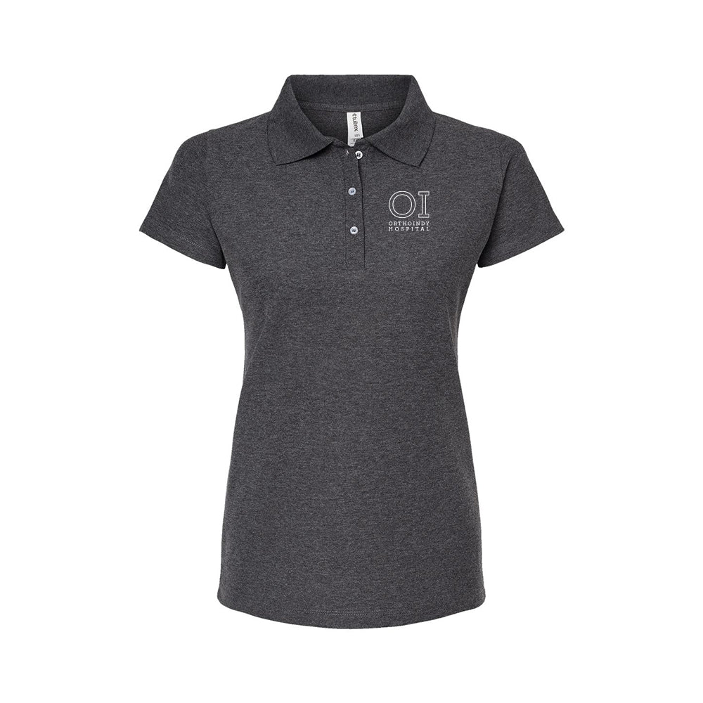 Tultex Women's 50/50 Sport Polo (OrthoIndy Physical Therapy)