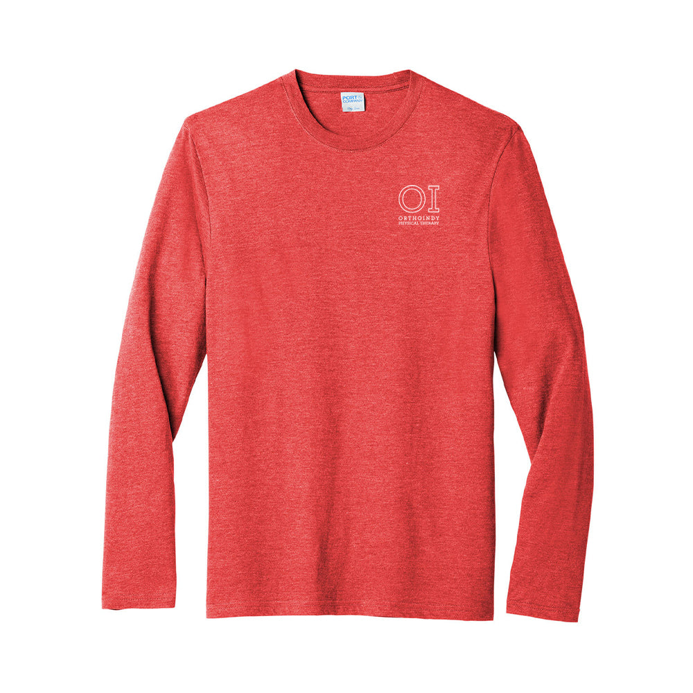 Port & Company Tri-Blend Long Sleeve Tee (OrthoIndy Physical Therapy)