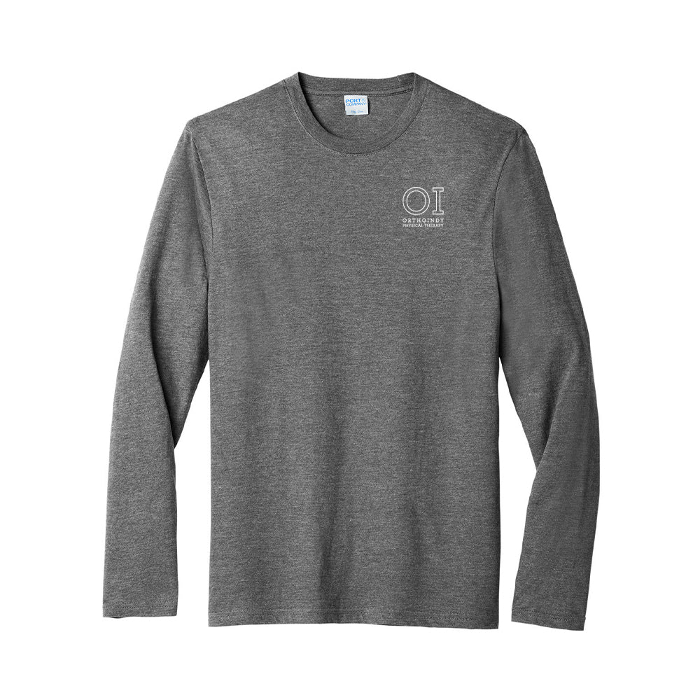 Port & Company Tri-Blend Long Sleeve Tee (OrthoIndy Physical Therapy)