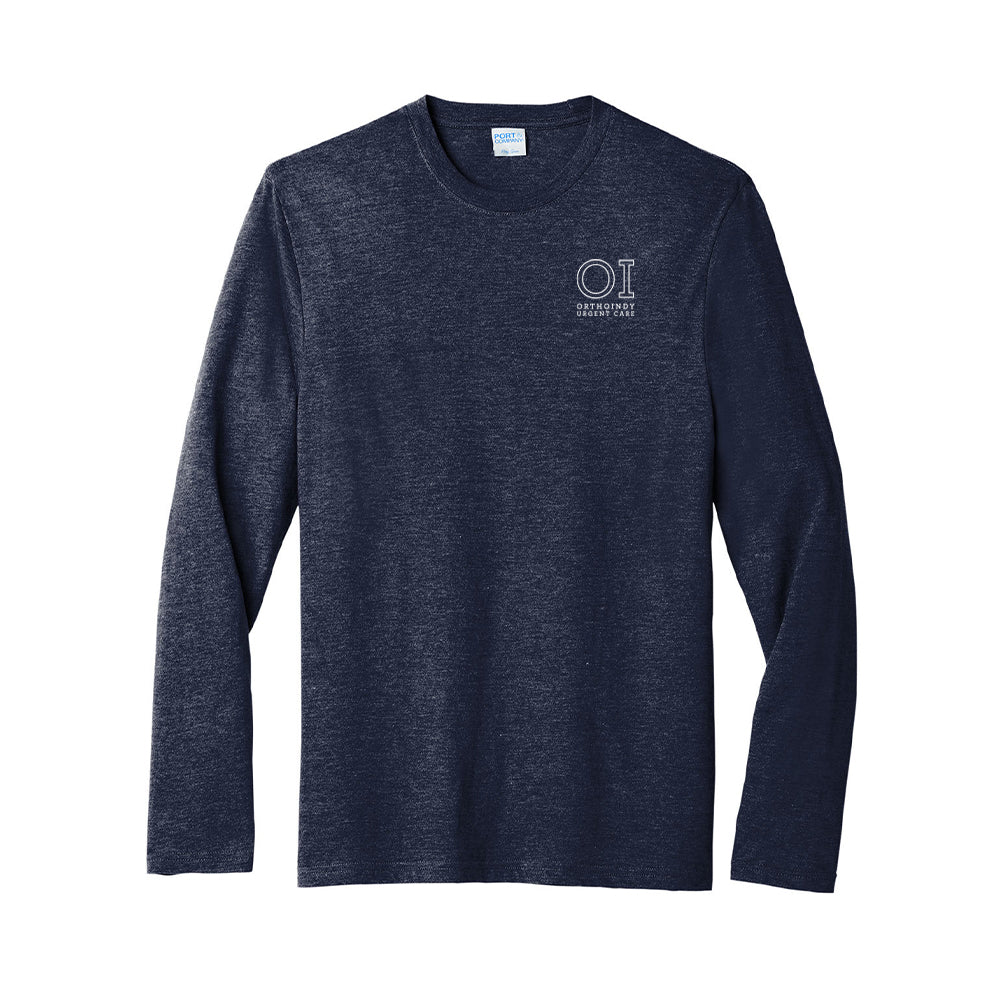 Port & Company Tri-Blend Long Sleeve Tee (OrthoIndy Urgent Care)