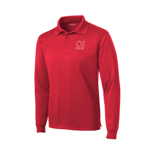 Sport-Tek Long Sleeve Micropique Sport-Wick Polo (OrthoIndy Urgent Care)