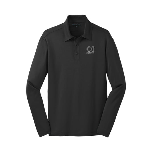 Port Authority Silk Touch Performance Long Sleeve Polo (OrthoIndy Hospital)