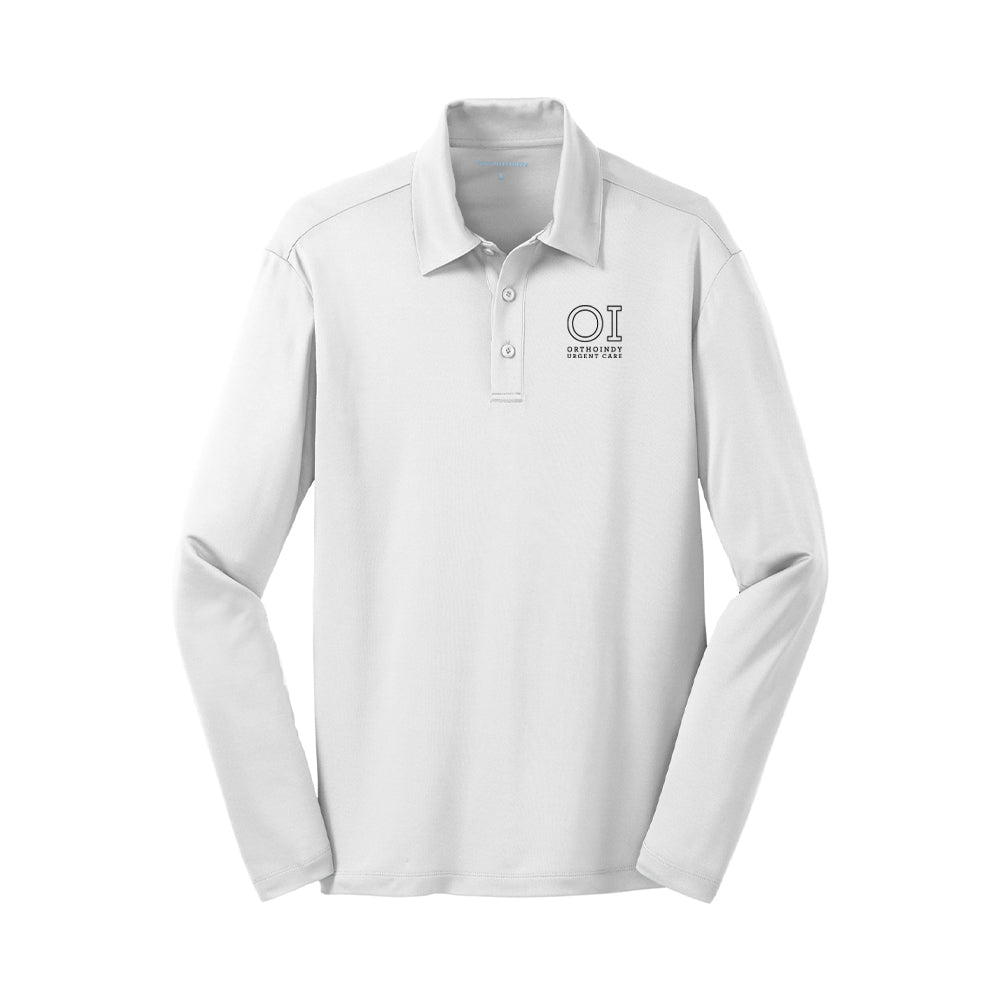 Port Authority Silk Touch Performance Long Sleeve Polo (OrthoIndy Urgent Care)