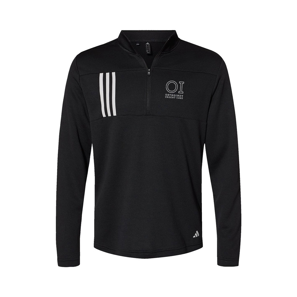 Adidas 3-Stripes Double Knit Quarter-Zip Pullover (OrthoIndy Urgent Care)