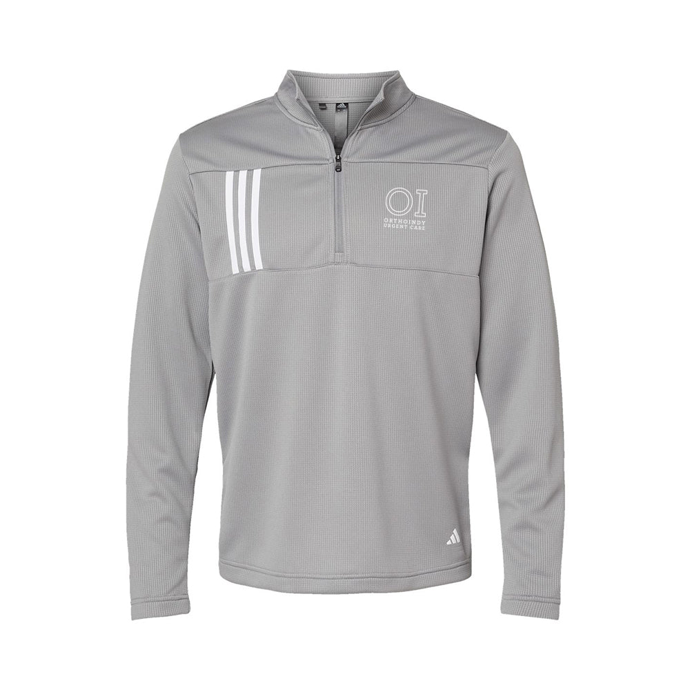 Adidas 3-Stripes Double Knit Quarter-Zip Pullover (OrthoIndy Urgent Care)