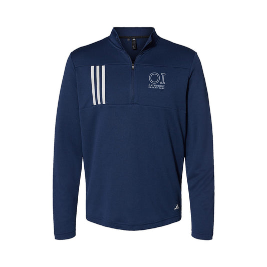 Adidas 3-Stripes Double Knit Quarter-Zip Pullover (OrthoIndy Urgent Care)