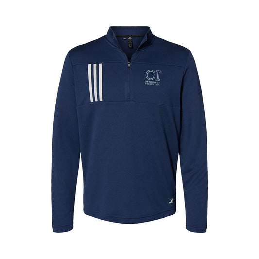 Adidas 3-Stripes Double Knit Quarter-Zip Pullover (OrthoIndy Hospital)