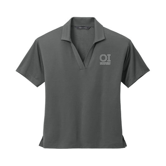 MERCER+METTLE Women's Stretch Jersey Polo (OrthoIndy Physical Therapy)