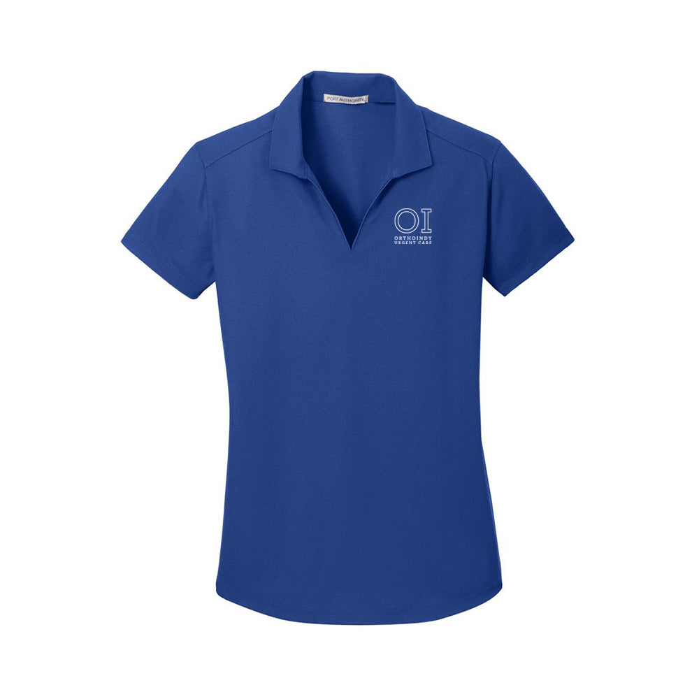 Port Authority Ladies Trace Heather Polo (OrthoIndy Urgent Care)