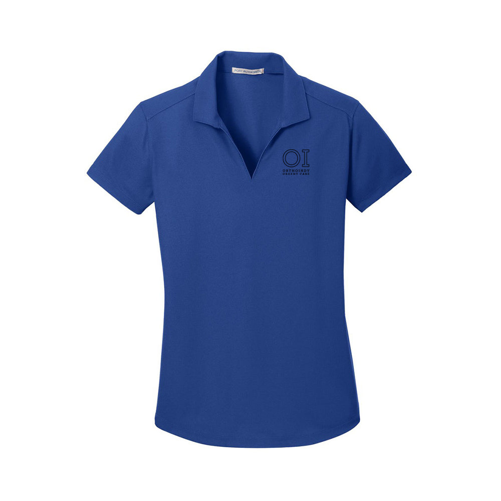 Port Authority Ladies Trace Heather Polo (OrthoIndy Urgent Care)