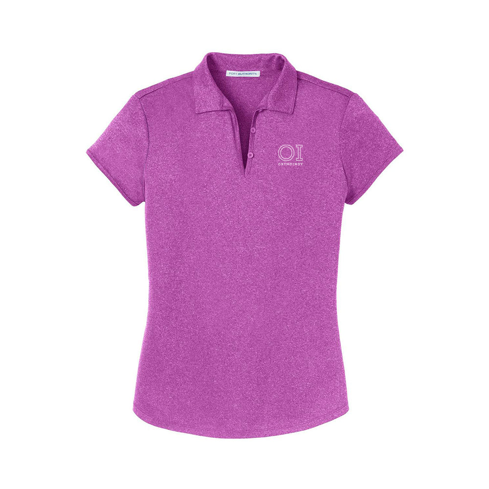 Port Authority Ladies Trace Heather Polo (General OrthoIndy)