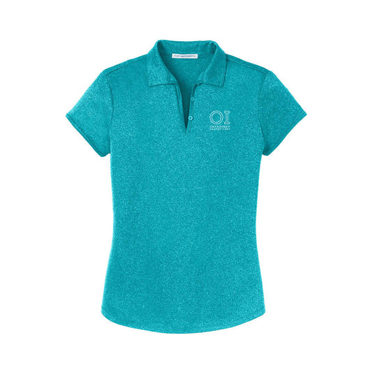 Port Authority Ladies Trace Heather Polo (OrthoIndy Urgent Care)