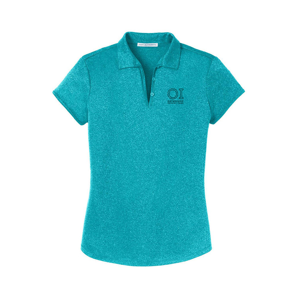 Port Authority Ladies Trace Heather Polo (OrthoIndy Urgent Care)