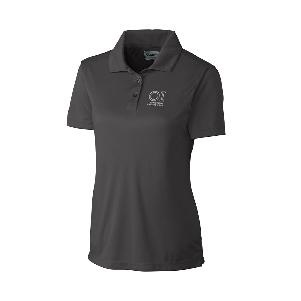 Clique Parma Tech Jersey Womens Polo (OrthoIndy Urgent Care)