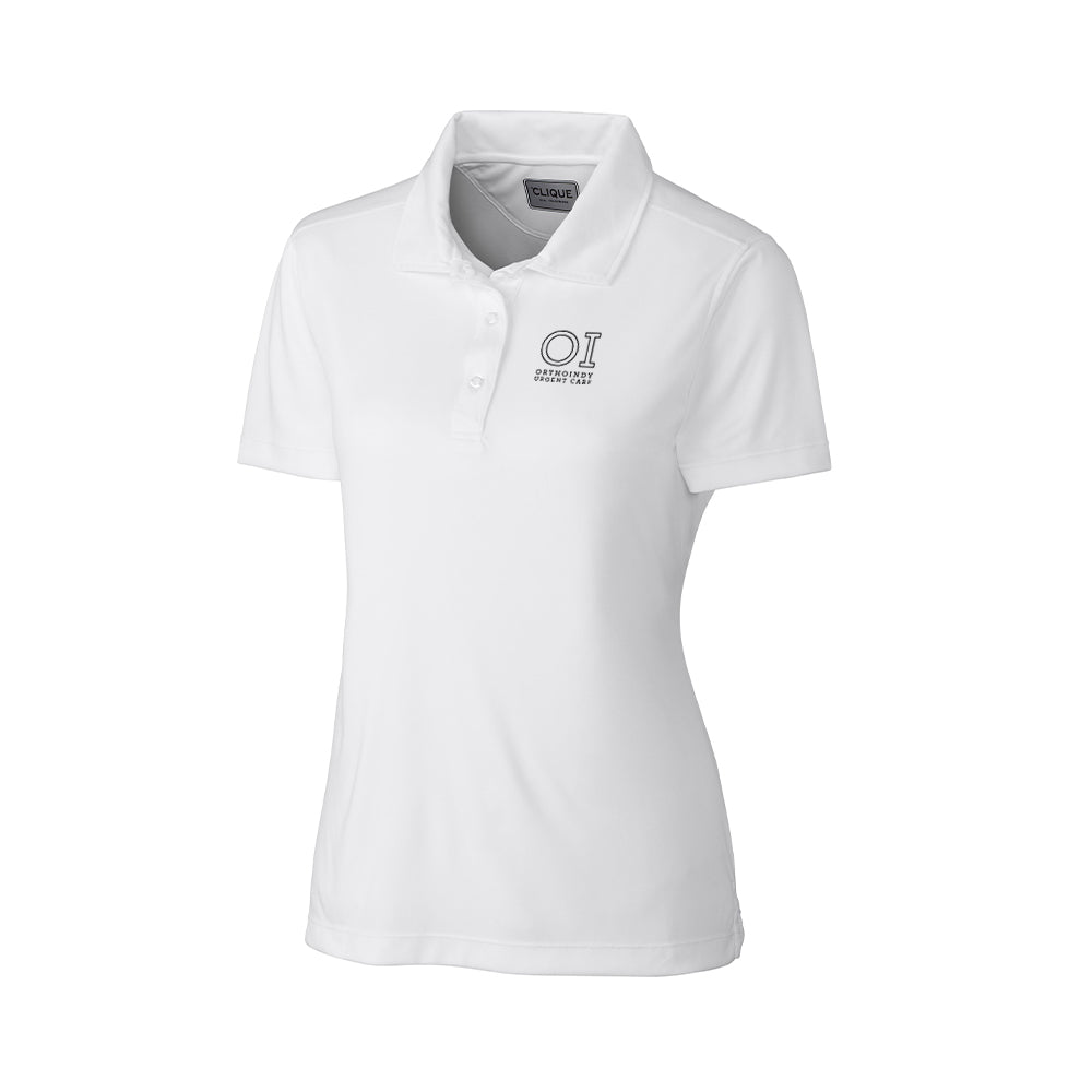 Clique Parma Tech Jersey Womens Polo (OrthoIndy Urgent Care)