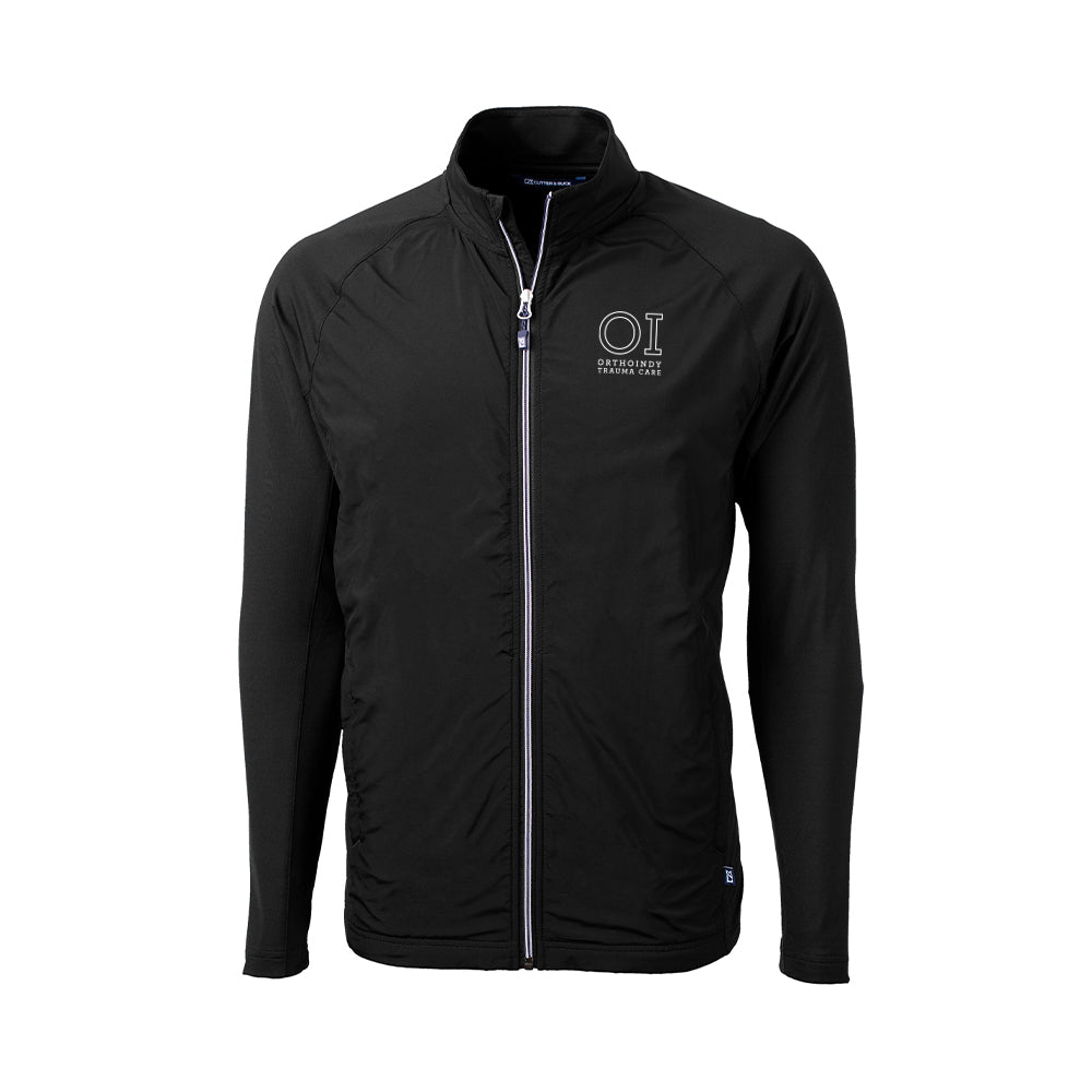 Cutter & Buck Adapt Eco Knit Hybrid Recycled Mens Full Zip Jacket (OrthoIndy Trauma Center)