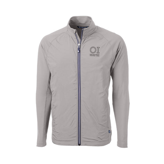 Cutter & Buck Adapt Eco Knit Hybrid Recycled Mens Full Zip Jacket (OrthoIndy Trauma Center)