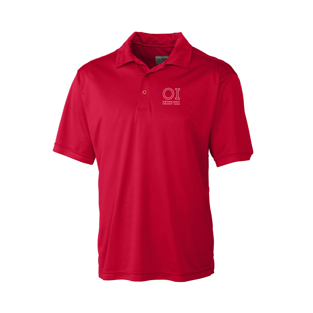 Clique Parma Tech Jersey Mens Polo (OrthoIndy Urgent Care)