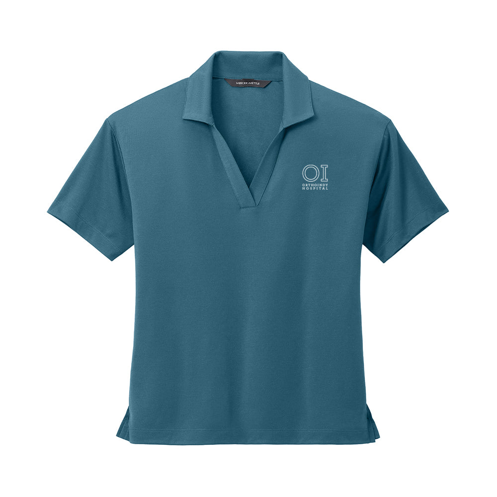 MERCER+METTLE Women's Stretch Jersey Polo (OrthoIndy Hospital)