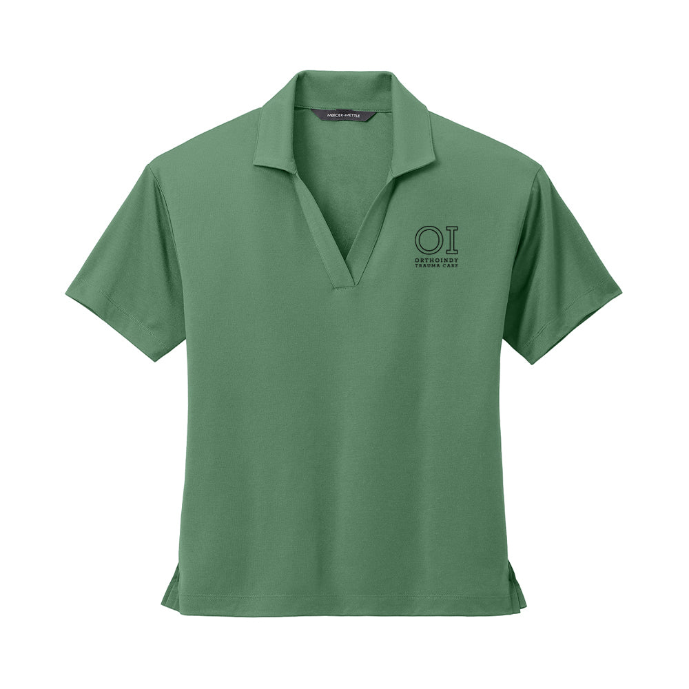 MERCER+METTLE Women's Stretch Jersey Polo (OrthoIndy Trauma Center)