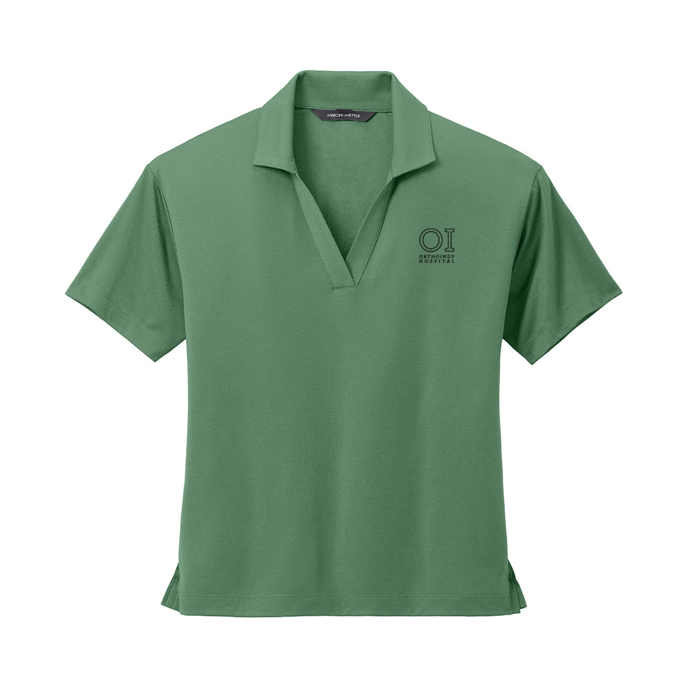 MERCER+METTLE Women's Stretch Jersey Polo (OrthoIndy Hospital)