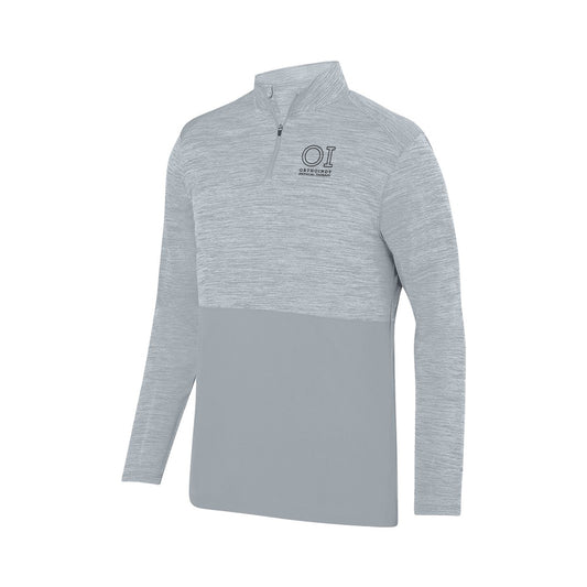 Augusta Sportswear Shadow Tonal Heather Quarter-Zip (OrthoIndy Physical Therapy)