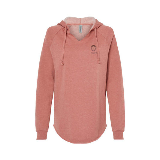 Independent Trading Co. - Women's Lightweight California Wave Wash Hooded Sweatshirt (OrthoIndy Urgent Care)